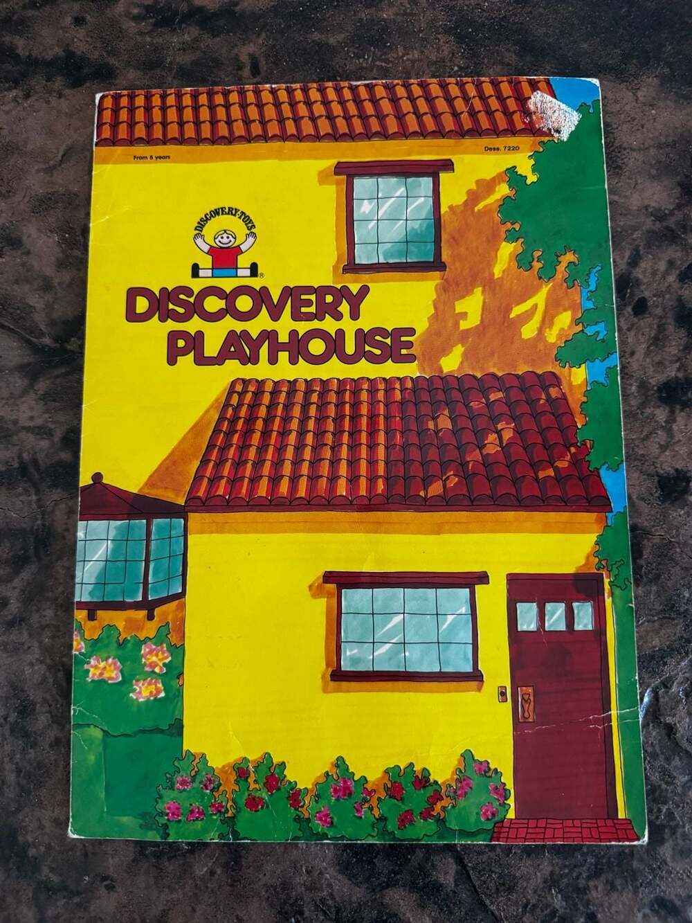 Vtg 1984 Discovery Toys Discovery Playhouse UniSet Vinyl Press-n-Peel Play Set